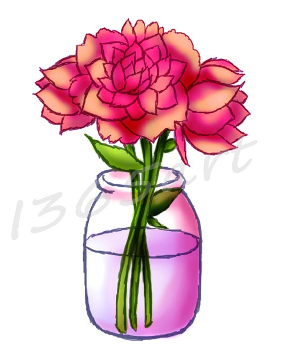 50 OFF Pink Flower Printable Flower Print Party