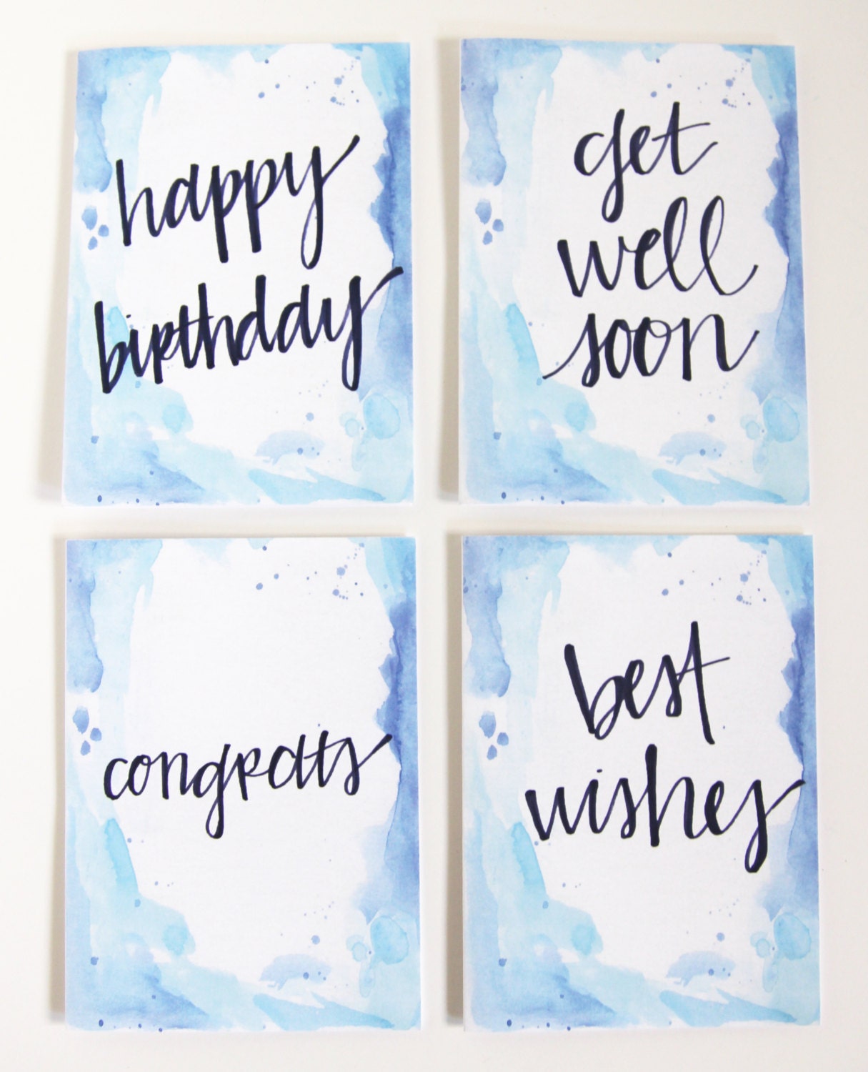 Watercolor Greeting Card Set