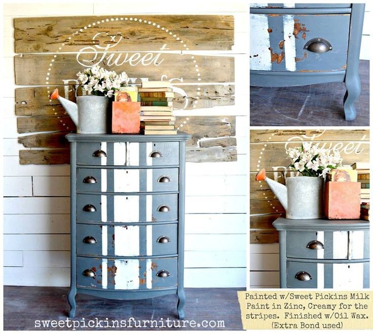 Sweet Pickins Milk Paint Color ZINC Farmhouse by MaggiMarket