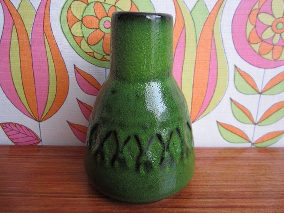  Vintage  Bay Keramik  Vase West German Pottery Model  538 11