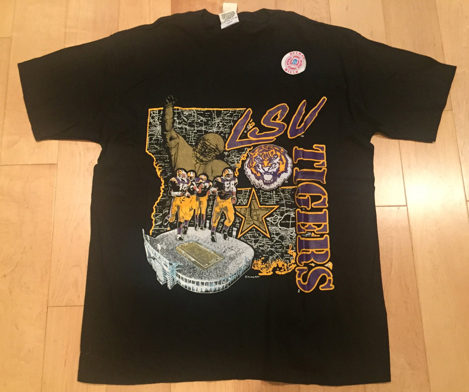 Vintage Louisiana State University LSU Football T Shirt