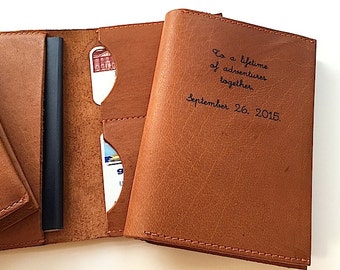 Passport Cover Personalized, Passport Holder, Passport Wallet, Travel Wallet, Matching Passport Covers Mr. & Mrs, Honeymoon Trip Gift,