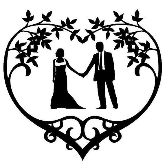 wedding bride groom stencil wall stencil by jennastencils on etsy