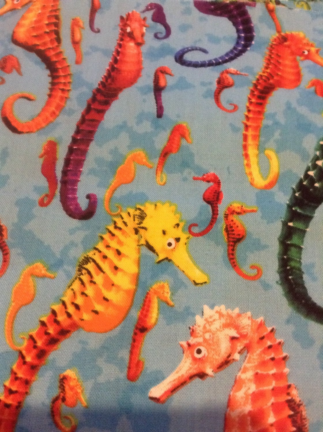 Seahorse fabric 2 yards by Timeless Treasures