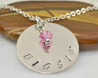 Big Little Sorority Necklace,Big Sister Necklace,Little Sister Necklace,Personalized Necklace,Sister Gift,BFF Gift,Middle Sister,Sister Gift