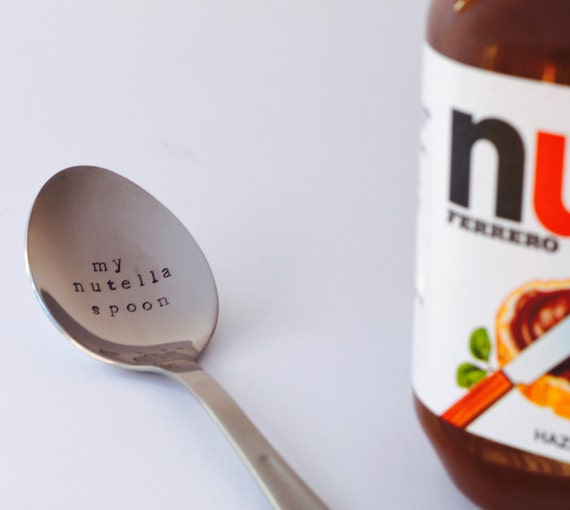 Stamped Spoon 'My Nutella Spoon'