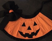 Jack o'Lantern Hostess apron