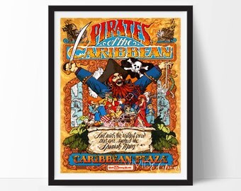 Disneyland Poster Vintage Happiest Place On Earth By VIVIDEDITIONS