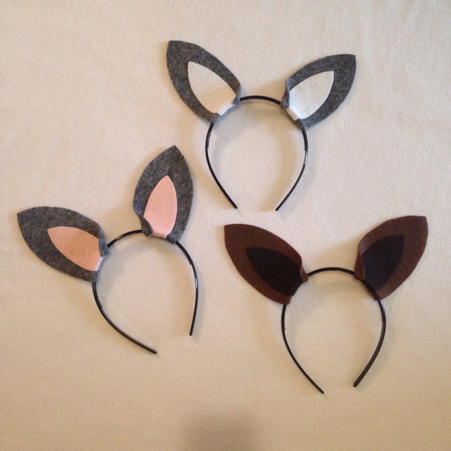 1 Donkey Ears Headband Custom Colors Birthday Party Favors