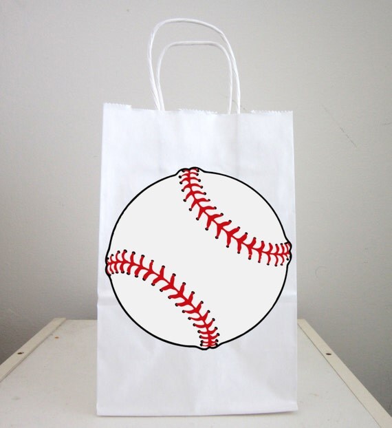 Baseball Goody Bags Baseball Favor Bags Baseball Gift Bags