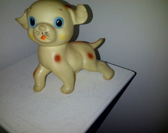 Vintage Squeak Toy Dog Made in Japan