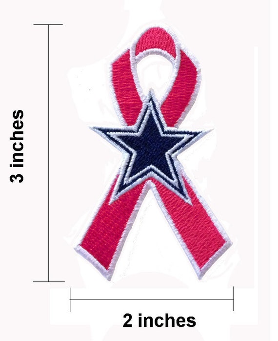 Dallas cowboys breast cancer awareness pink ribbons by noieasyshop