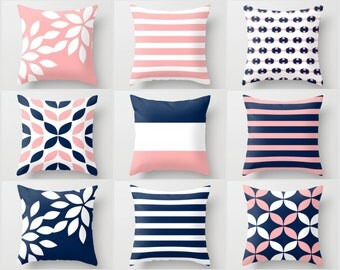 pink striped pillow etsy pink striped pillow etsy