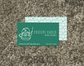 Pre Designed  Business Card: pottery, tea, herbs, etc.