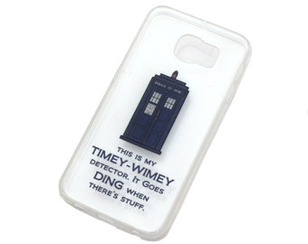 Timey Wimey Tardis Samsung Galaxy Case - Choose your model
