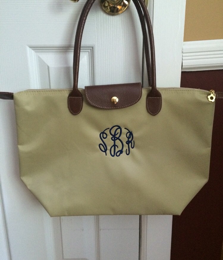 Large Monogram Champ Tote Bag Monogrammed by PersonalizedPerfectn