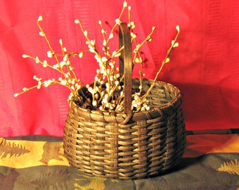 Hand Woven Basket for Candy Dish, Vintage Style Shaker Basket for Christmas Gift, Ready to Ship Wedding Gift, Hostess Gift