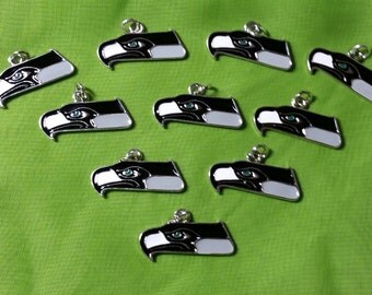 Seattle Seahawks 2016 Logo Charms - set of 10