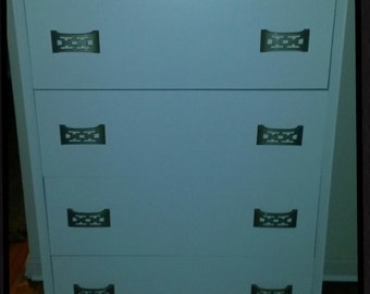 Mid Century Modern Highboy Dresser Tall Dresser Chest of Drawers