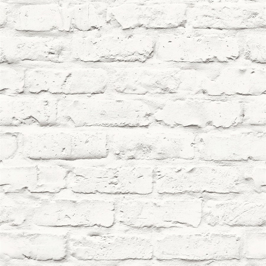 Contemporary Faux Brick Industrial Chic Brick Wall Wallpaper