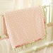 Pink Floral Baby Girl Bedding | Linen & Cotton Crib Set | Crib Skirt with Pom Poms | Roses for Bella
