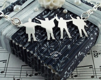 FREE SHIPPING "The Beatles" pendant necklace