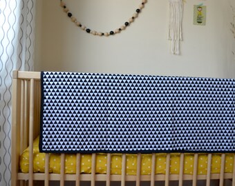Couverture bébé / baby blanket / 100% coton / Black triangle / baby shower