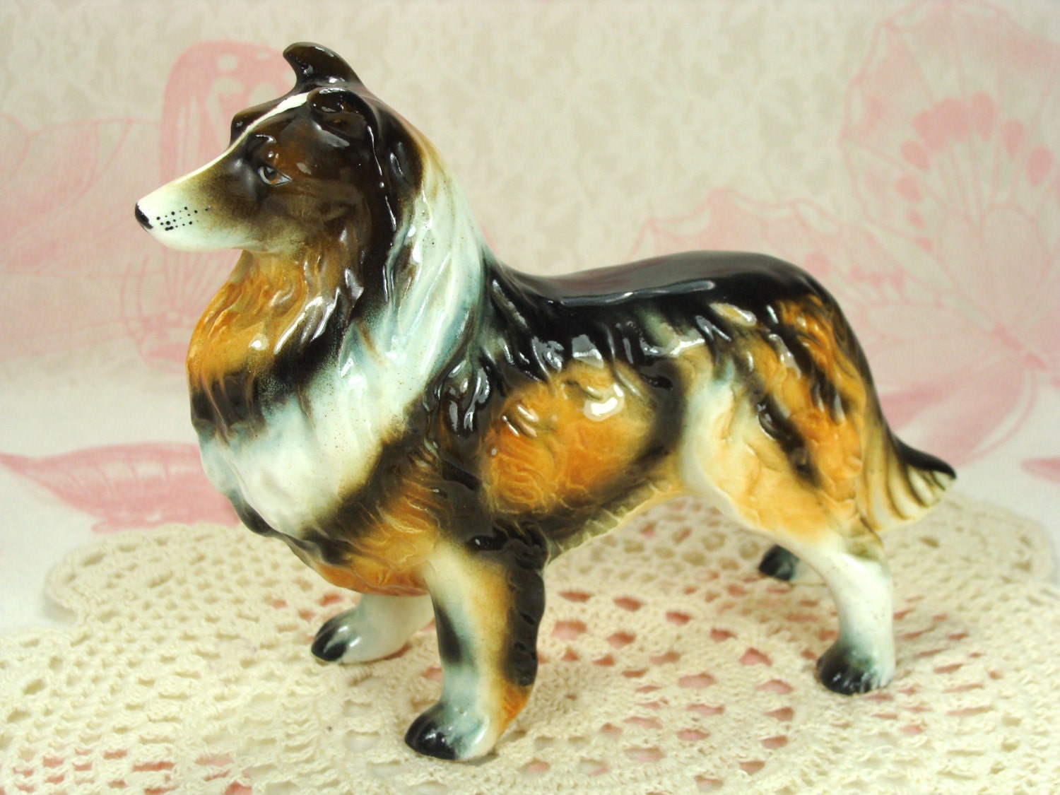 collie dog figurines