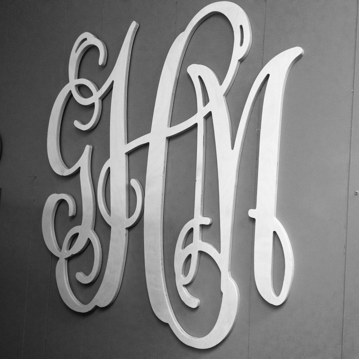 36 Large wooden monogram Extra Large Wall Letters