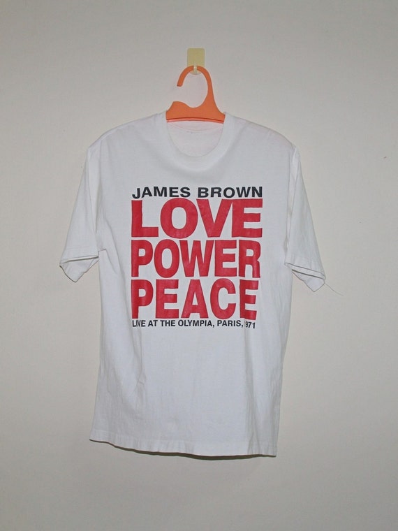 SALE // SUPREME James Brown // Large // Love Power Peace