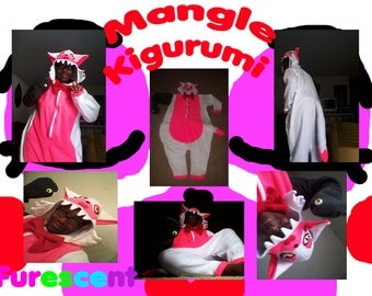 MANGLE Kigurumi, Onesie, pajamas, cosplay, costume from Five Nights at Freddys!!