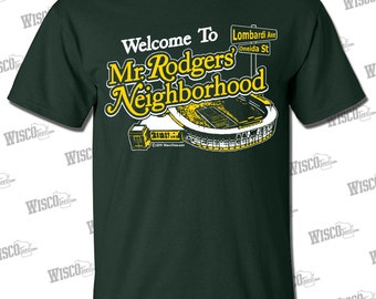 Mr. Rodgers' Neighborhood T-SHIRT, Green Bay Packers Quarterback Aaron Rodgers #12 fans will love this T-SHIRT