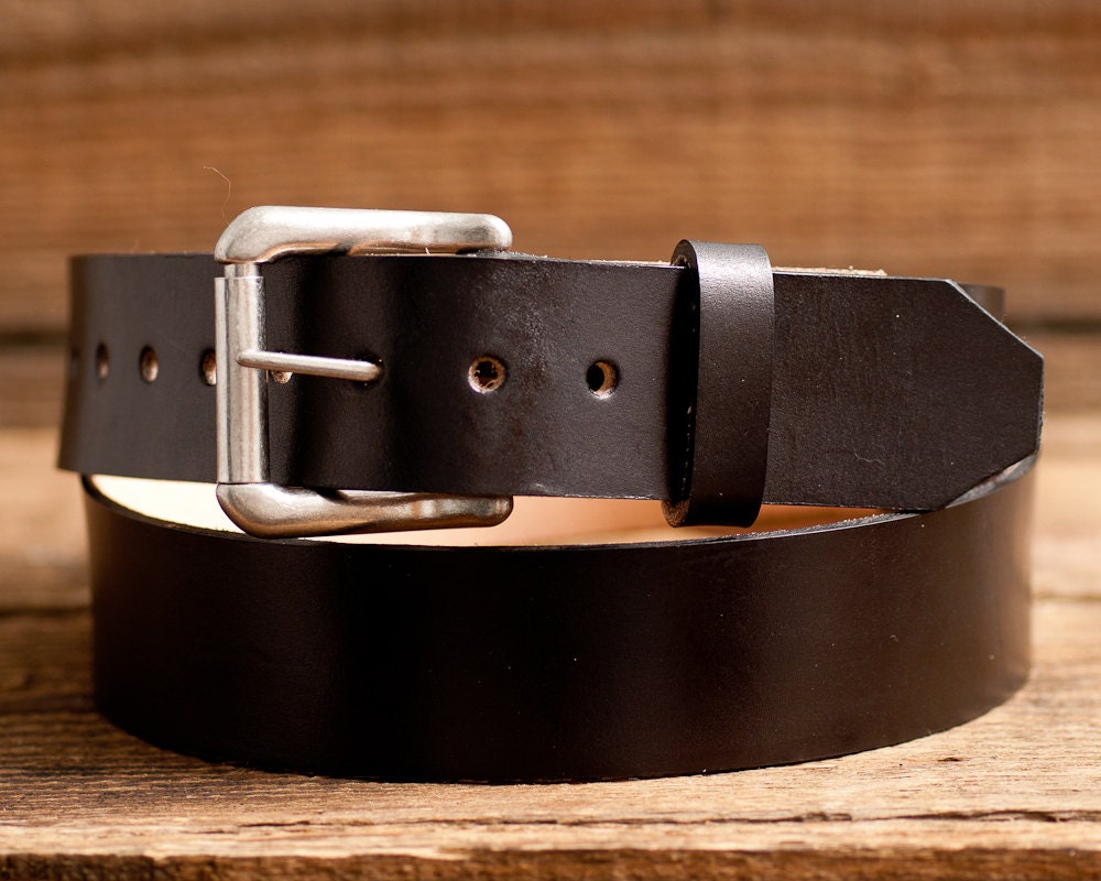 Leather Belt Full Grain Leather Belt Black Leather Belt