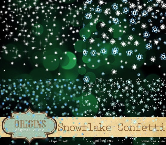 Download Snowflake Confetti Clipart, Snowflake Bokeh Silver Winter ...