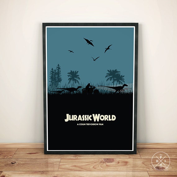 Jurassic World Inspired Minimalist Movie Poster by PhinCreative