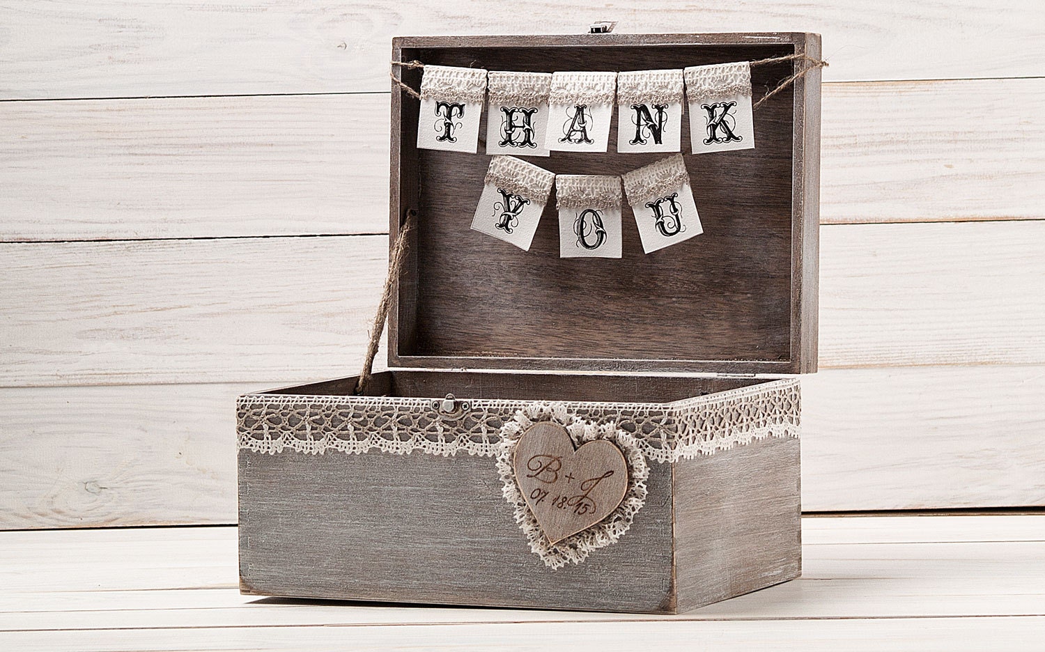 Wedding Gift Card Holder Wedding Rustic by InesesWeddingGallery