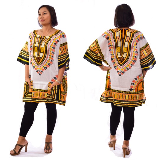 dashiki shirt dress