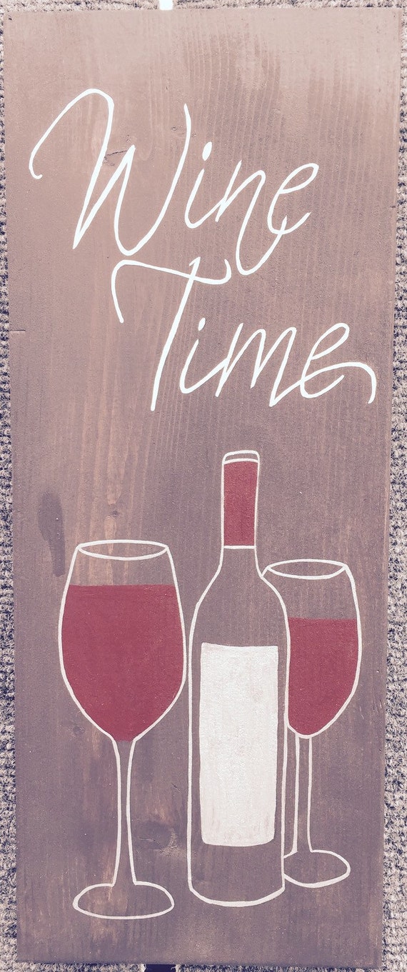 Wine Time wall hanging