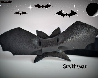 Bat Bow Tie, Men's bow tie, Child Bow tie, Fancy bow tie, Halloween accessories, Men's accessories, Handmade bowtie, Fancy dress