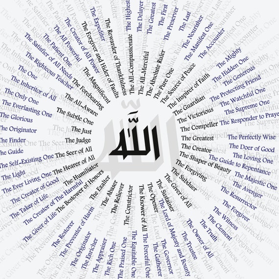 Lista 102+ Imagen Los 99 Nombres De Allah Y Su Significado Cena Hermosa