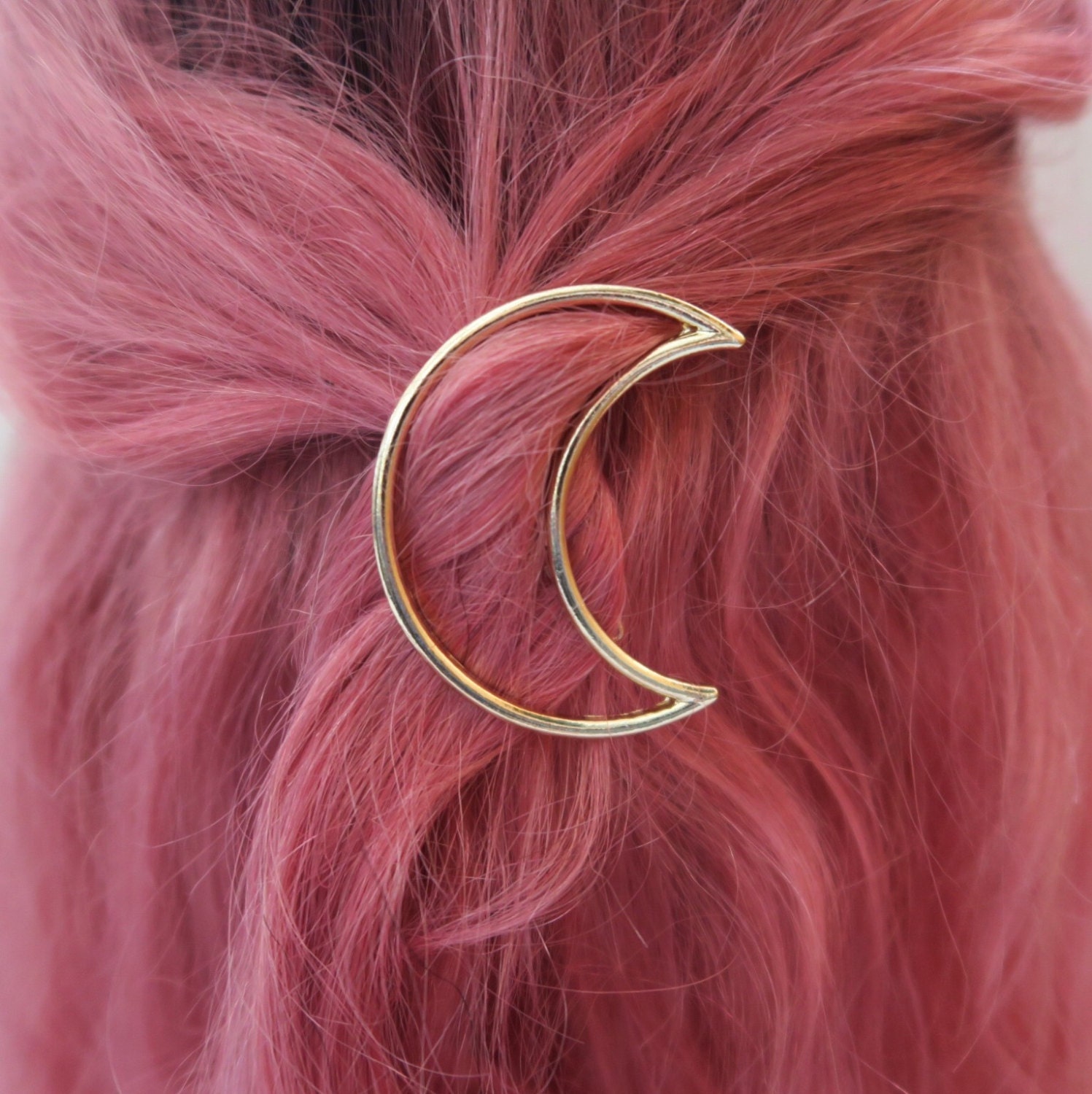 Boho Moon Hair Pin Brooch by Shylox on Etsy