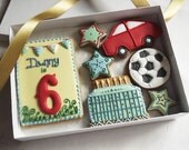 Personalised Birthday Cookie Gift Box for Boys Personalised Birthday Cookie Gift Box for Boys