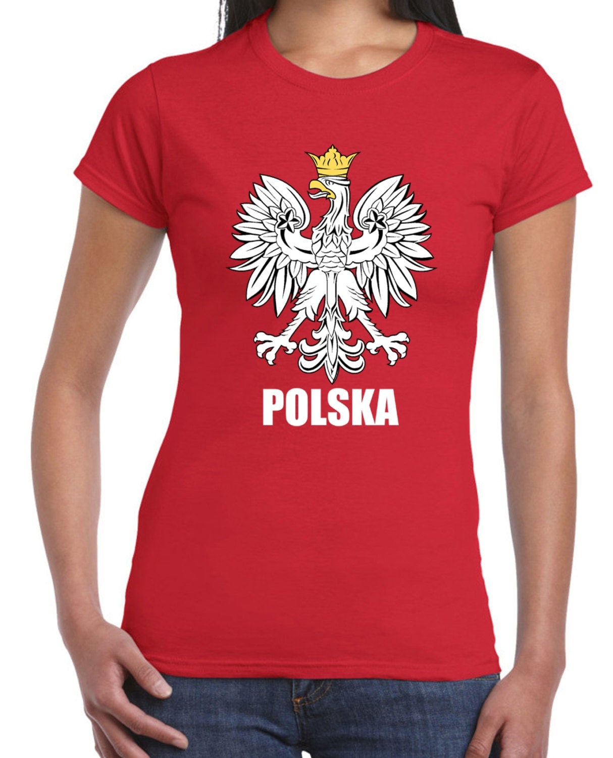 Polish Eagle Polska Flag Women's T-Shirt