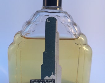 Art Deco 20s perfume bottle glass rare MADERAS de ORIENTE by Myrurgia 1929