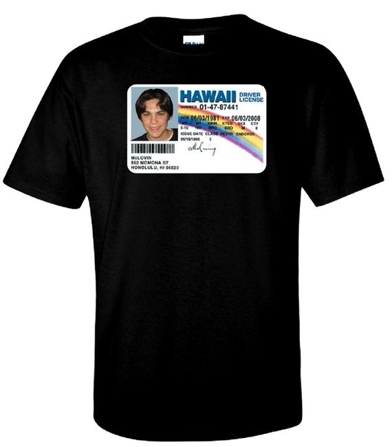 mclovin license shirt