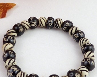 MANTRA of CHENREZI bracelet prayer meditation jade bm35