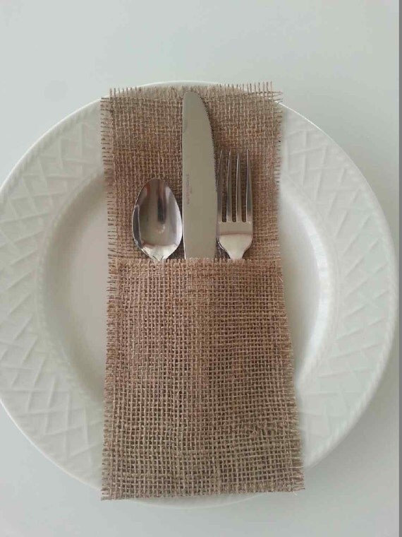 Rustic Wedding Utensil Holder by LovelyLittleWedding on Etsy