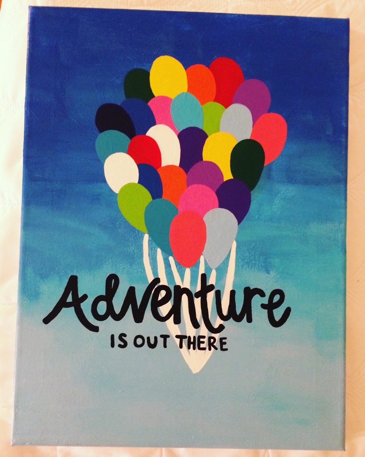 Adventure Is Out There Canvas Quote // Ready to Ship