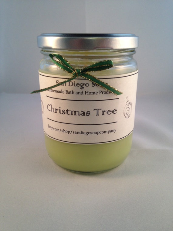 13 oz soy christmas tree scented candle by sandiegosoapcompany 13 oz soy christmas tree scented candle by sandiegosoapcompany