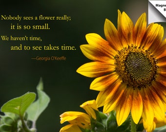 Inspiration quote art sunflower  Etsy